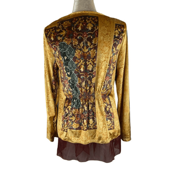 Covington women's velvet shrug in topaz or light grey size M - Picture 2 of 6